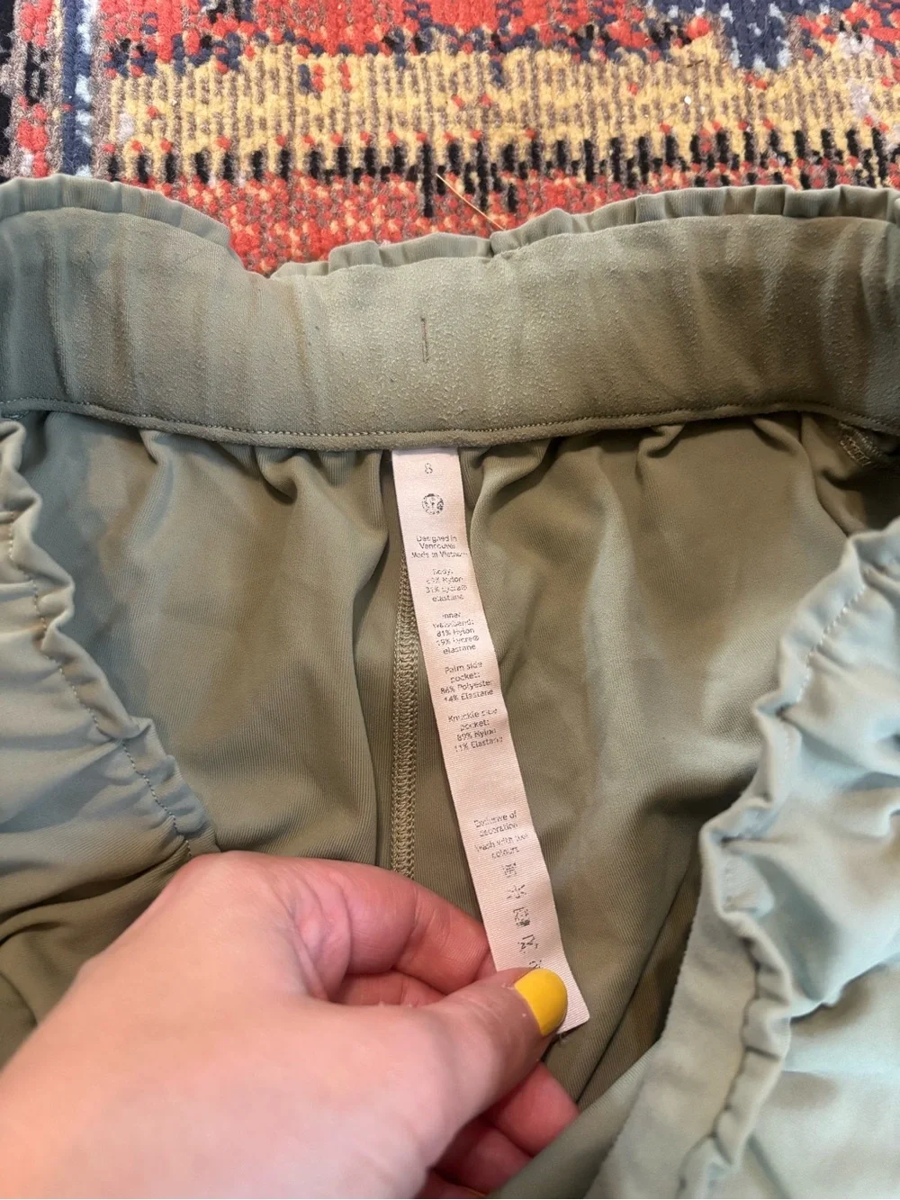 Lululemon keep moving 7/8 pant, size 8